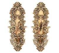 DECORNIJIA Pinzas Cabello Vintage de Aleación, 2 Unidades Doradas Grandes, Accesorios para Mujeres, Pasadores Resistentes para Peinados Elegantes y Uso Diario en Cuidado del Cabello
