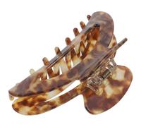 DECORNIJIA Pinzas de Garra Grandes para Cabello Grueso y Fino Diseño de Mármol, Agarre Fuerte y Material Acrílico Resistente para Mujeres, Ideales para Maquillaje y Ejercicios