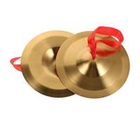 DECORNIJIA Platillos De Aleación Para Dedos Banda Instrumento Musical Para Enseñar Mantener El Ritmo Juguete Para Bandas De Danza Del Vientre Para Gong y Campanas Budistas