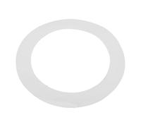 DECORNIJIA Protector de Aro para Orificio de Piel de Bombo white de Pet, Almohadilla de Silenciamiento para Varios Tambores y Kits de Percusión