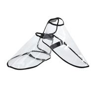 DECORNIJIA Protectores de Zapatos para Peluquería Transparentes de TPU Cubrezapatos Pequeños para Estilistas Accesorios Prácticos para Evitar Pelo Suelto el Suelo y Calzado