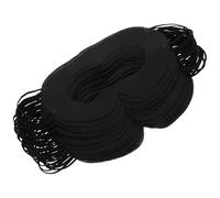 DECORNIJIA Protectores para Ojos Vr Desechables 50 Unidades, Almohadillas Negras Transpirable Anti Sudor 33x13 Cm para Entrenamiento, Viajes y Uso Higiénico en Realidad Virtual
