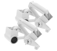 DECORNIJIA Rallador Rotatorio de Queso Manual 2 Piezas Acero Inoxidable Utensilio de Cocina Multifuncional para Rallar Queso Chocolate Especias y Verduras Color Blanco Compacto y Fácil