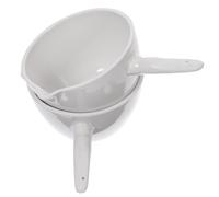 DECORNIJIA Recipiente de Evaporación de Cerámica Asa 2 Unidades 70 Ml para Laboratorio Químico y Prácticas Educativas