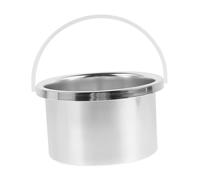 DECORNIJIA Recipiente Interior de Aluminio para Calentador de Cera Olla de Repuesto para Máquina Depilatoria Fundidor de Cera Rápido y Multiuso para y Depilación