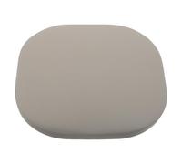DECORNIJIA Reposabrazos para Manicura Portátil Gris de Cuero Sintético con Relleno de Esponja de Memoria, Cojín Ergonómico para Apoyo de Brazo y Codo, Almohadilla Lavable para Salón y Uso