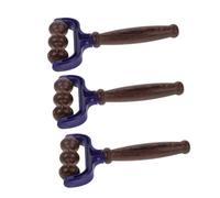 DECORNIJIA Rodillo de Masaje Muscular de Madera 3 Piezas, Masajeador Manual para Aliviar la Fatiga, Uso en Casa, para Cuerpo Completo y Espalda