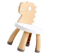 DECORNIJIA Silla Respaldo de Dinosaurio Anticaída para, Taburete Ergonómico de Plástico Resistente, Adecuado para Lectura y Estudio en Casa