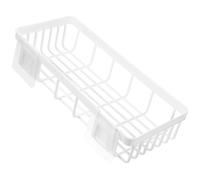 DECORNIJIA Soporte de Baño de Pared Multifuncional sin Perforaciones en Plástico Resistente para Mejorar el Orden en Baños Pequeños y Medianos