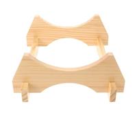 DECORNIJIA Soporte para Barril de Roble Natural de 5 litros, Base de Madera Maciza para Dispensador de Bebidas, Soporte para Cubo de Cerveza y Jarra, Adecuado para Uso en Encimeras y