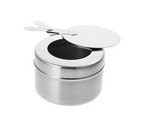DECORNIJIA Soporte para Hornillo de Alcohol Inoxidable Caja para Combustible Sólido para Buffets Barbacoas y Fiestas Resistente y Portátil