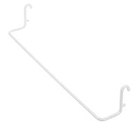 DECORNIJIA Soporte para Tablero Perforado Blanco, Colgador Extensible para Paños y Toallas de Papel, Accesorio de Acero Inoxidable para Bancos de Trabajo y Cocina Industrial