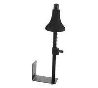 DECORNIJIA Soporte para Trompeta de Pared en Hierro Esponja Eva Negro, Fácil Instalación y Ahorro de Espacio para Exhibir Instrumentos de Viento en Interiores