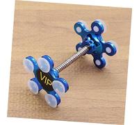 DECORNIJIA Soporte Teléfono Coche Silicona Ventosa Doble Cara Giratorio Ajustable para Vehículo Montaje Fácil Azul