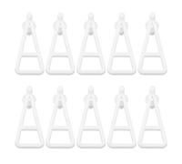 DECORNIJIA Soportes para Estantes de Armario Grandes de Plástico 10 Piezas Soportes de Montaje para Estantes Flotantes Resistentes PP y ABS para Uso Armarios y Estanterías