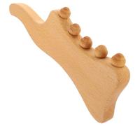 DECORNIJIA Tabla de Masaje Guasha de Madera de Haya para Cuello y Cuerpo Masajeador Corporal Natural Herramienta de Relajación Muscular y Cuidado Personal Casa
