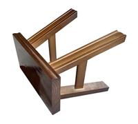 DECORNIJIA Taburete De Madera Multifuncional para Baño y Cocina Pequeño y Ligero para Niño Niña y Adultos Banco Rústico para Cambiar Zapatos y Descansar Pies Soporte para Camas Altas