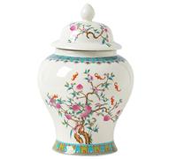 DECORNIJIA Tarro de Cerámica Hermético para Té y con Tapa Pequeño y Multifuncional Recipiente de Almacenamiento Resistente y Decorativo para Cocina y Escritorio Color Blanco