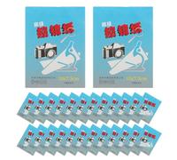DECORNIJIA Toallitas Limpiadoras de Lentes para Gafas y Cámaras, Papel de Limpieza Antiabrasivo, 50 Hojas Individuales para Microscopios y Pantallas, Kit Portátil de Limpieza Óptica