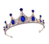 DECORNIJIA Tocado de Gemas de Cristal para Boda Adorno de Novia Tiara de Princesa para Niñas y Mujeres Banquetes y Fiestas