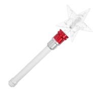 DECORNIJIA Varita Mágica Giratoria con Varita de para Niñas Decoración Luminosa para Fiestas Cumpleaños y Conciertos Accesorio Portátil y Elegante