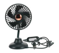 DECORNIJIA Ventilador Pequeño para Coche Portátil y Silencioso Ventilador de Interior para Vehículo con Montaje Salpicadero Eléctrico de Refrigeración Duradero para Circulación de Aire