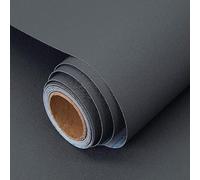 Decoroom Papel Adhesivo para Mueble Vinilos para Muebles Gris Oscuro Mate 40X600 cm PVC Material Armario Decorativo Encimeras Mostradores de Bar Pegatinas de Renovación de Muebles