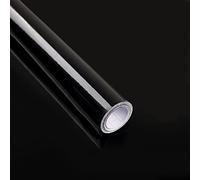 Decoroom Papel Adhesivo para Muebles Negro 90X600cm Impermeable Vinilos Rollo PVC Material Decorativa Cocina Baño Dormitorio Autoadhesivo Pegatina para Muebles