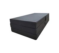 DecorQUALITY - Colchon Plegable Camper, Colchón con Espuma Plegable - para Furgonetas Camper, Cama Invitados, Camión o Caravana (Gris 120 x190 x10 cm)