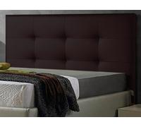 DecorQUALITY ED Cabecero Cama 105 Cabezal Acolchado cabeceros tapizado cabecera Polipiel cómodo Moderno y Resistente Mod. Texas Todas Las Medidas y Colores (Marron wengue, 105 * 70)