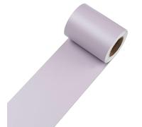 Decotalk Cenefas Adhesivas Para Paredes Borde de Papel Tapiz Morado Claro 7.6X600cm Frisos de Papel Pintado PVC Cenefa Autoadhesiva Para Decoración de Pared de Cocina Baño Impermeable Extrable