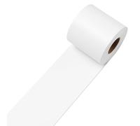 Decotalk Friso Para Pared Cenefas Adhesivas Blanca 7.6X600cm Cenefas Adhesivas Baño Cocina de Papel Para Paredes Marco de Espejo Borde Decorativas Pintado Cocina Vinilo Autoadhesivo Impermeable