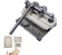 Découpeuse de cuir, machine de découpe manuelle, machine de gaufrage avec couteau et moule pour le cuir et le papier.
