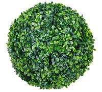 Decovego Bola de Buje Boj Decorativo Selección 8-55 cm Boj Artificial Bola Plantas Artificiales Planta, Diámetro:35 cm