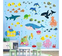 DECOWALL DS9-2014 Bajo el mar Vinilo Pegatinas Decorativas Adhesiva Pared Dormitorio Saln Guardera Habitaci Infantiles Nios Bebs