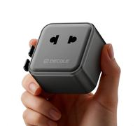 decqle “Air” Adaptador Enchufe Universal con AC 2500W MAX para Viaje
