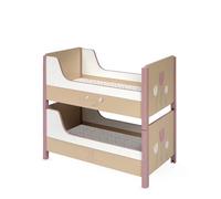 DE CUEVAS TOYS- Litera Madera Muñecas, Color Rosa, Grande (54274)