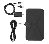 Decumeby Antena de TV Digital, Recepción de Largo Alcance HD 4K 1080P Antenas de TV, Montaje Adhesivo, Antena de de Ganancia 25DBI para Smart Interior