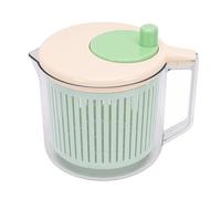 Decumeby Ensalada Eléctrica Spinner Lechuga Lavadora Secadora de Verduras Grado Alimenticio PP Drenaje Rápido Spin Dry Kitchen Gadget para Verduras Frutas (Estilo 2)