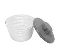 Decumeby Ensaladera Eléctrica de 4 Litros, Secadora Automática de Frutas y Verduras Recargable por USB con Cuenco Desmontable de Secado Rápido para Cocina, Cocineros Caseros, Alimentación (GRAY)