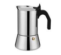 Decumeby Espresso para Estufa, Clásica Versátil de Acero Inoxidable, Premium con Mango para Estufa Eléctrica, de Gas (200ML)