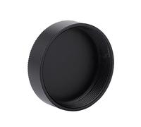 Decumeby Metal 2 Colores 5 Uds 25mm C Montaje Tapa de Lente Trasera para Lentes de TV CCTV Ayuda a Mantener el Polvo para Entusiastas de la Fotografía (Black)