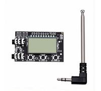 Decumeby Módulo Transmisor Estéreo FM Profesional, Microcontrolador MCU 76-108MHz con Sintonización Digital PLL para Transmisión de Audio de Transmisión