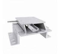 Decumeby Placa de Gato de Barco Ajustable Manual, Aleación de Aluminio de 6 Pulgadas para Motores Fueraborda de Menos de Ligera, Resistente Al óxido, Fácil de Instalar