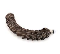 Decumeby Pluma de Volante de Bádminton 12 Piezas/Lote Pelotas de Entrenamiento Duraderas para Competición y Juego Informal Pluma + Espuma Suave como Se Muestra en Las Imágenes 8,5 X 6 Cm/3,3 X 2,4
