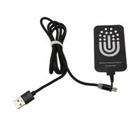 Decumeby Receptor de Carga Rápida Inalámbrico Delgado Tipo C Parche de Doble Propósito con Succión Magnética para Dispositivos Pequeños Tipo C Carga por Succión Magnética Adecuada para Todos los