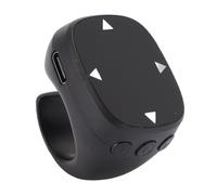 Decumeby Tiktok Anillo de Desplazamiento, Control Táctil Bluetooth Page Turner, Teléfono Inalámbrico, Tableta, Cámara, Control Remoto para Tomar Fotos, Leer Novelas (Black)