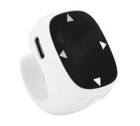 Decumeby Tiktok Anillo de Desplazamiento, Control Táctil Bluetooth Page Turner, Teléfono Inalámbrico, Tableta, Cámara, Control Remoto para Tomar Fotos, Leer Novelas (White)