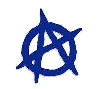 Decus Shop Anarchy L 0170 (Azul) // Pegatina OEM JDM Style Vinyl Transfer