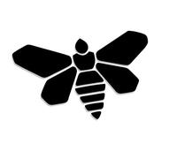 Decus Shop Breaking Bad Bee L 1609 (Negro Mate) // Pegatina OEM JDM Style Vinyl Transfer